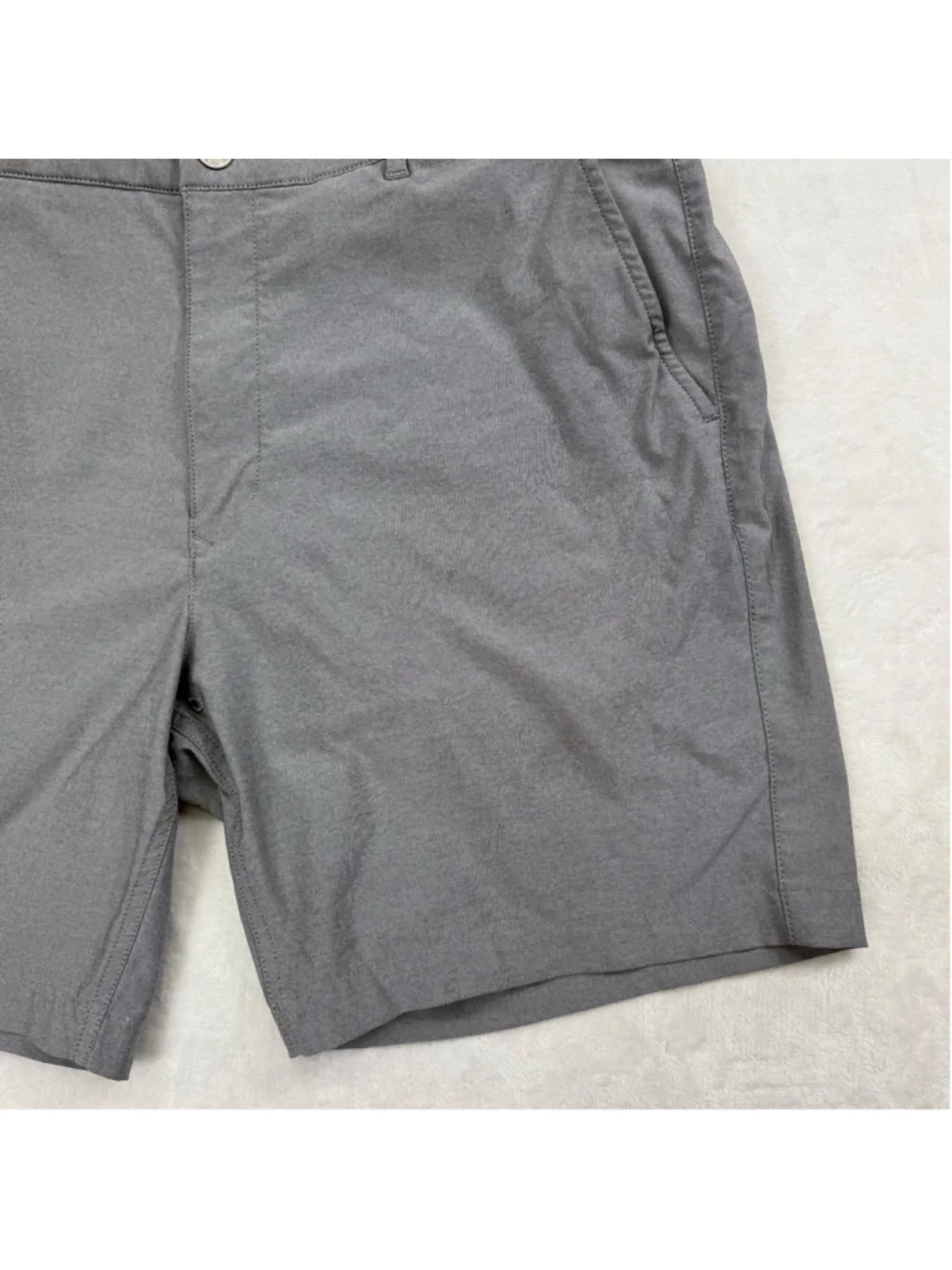 Men's Bonobos Golf Flat Front Shorts Waist 36 Gray
